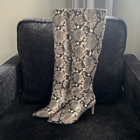 BCBGeneration Marlo Python Boots - Picture 2 of 7